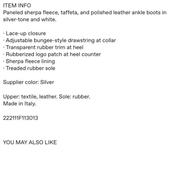 MONCLER Insolux M Rubber Trimmed Fleece Metallic and Leather Snow Boots - NWT - Picture 14 of 14